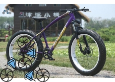 Велосипед FatBike Jaguar Love Freedom Violet (Фэт-Байк)